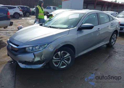 2017 Honda Civic Lx из США, поврежденный, VIN 19XFC2F57HE226801